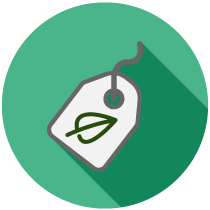icon, recyclable materials