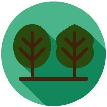 icon, trees
