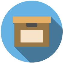icon, archive box