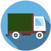 icon, collection and delivery